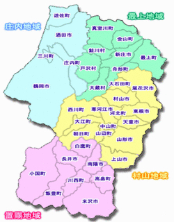 山形県地図